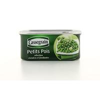 CASSEGRAIN - Petits Pois Tendres et Fondants Savoureux, Boîte 280g