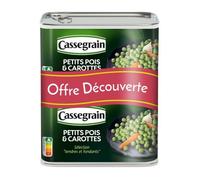 Cassegrain Pois carottes - La boîte de 530g