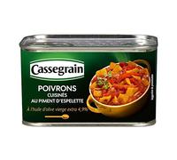 CASSEGRAIN - Poivrons Cuisinés Au Piment D'Espelette 1/2 375G - Lot De 2 - meilleure offre
