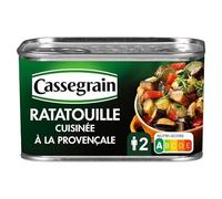 CASSEGRAIN - Ratatouille Cuisin À La Prov À L'Huile D'Olive Vierge-Extra 2% 380G - Lot De 4