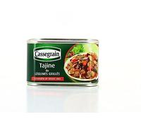 CASSEGRAIN - Tajine de Légumes Grillées, Coriandre et Raisins Secs Savoureux, Pot 375g - Lot de 3