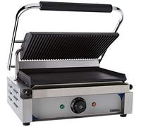 Casselin CGPRL - Grill panini plaques rainurée - lisse