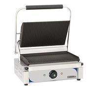 Casselin Grill Panini CGPRR plaques rainurées 335 x 220 mm 2200 W Inox Professionnel