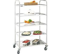 Casselin Chariot INOX 5 Plateaux
