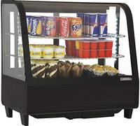 Casselin CVR100LN - Vitrine réfrigérée à poser 100L Noire