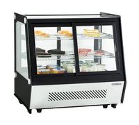 Casselin CVR125L - Vitrine réfrigérée à poser double portes 125L