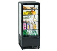 Casselin CVR58LN - Mini vitrine réfrigérée positive 58L Noire