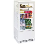 Casselin CVR78LB - Mini vitrine réfrigérée Positive 78L Blanche