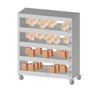 Casselin - Etagère chauffante mobile 150