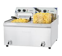 Casselin - Friteuse électrique sur pieds 2 x 10 litres haut rendement