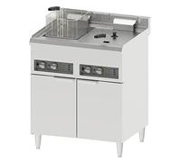 Friteuse Professionnelle Électrique sur Pieds 2 x 16 Litres Casselin Multicolore