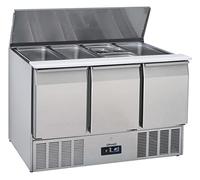 Casselin Saladette de préparation 3 portes