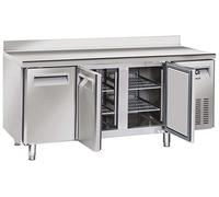 Casselin Table réfrigérée avec dosseret 3 portes