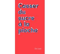 Casser du sucre à la pioche (NED 2024) Chroniques de la mort au travail - Eric Louis - Du Commun Les Eds - broché - Essai