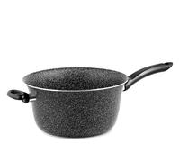 Casserole 1 Poignée Antiadhésive 'Stone' 20 Cm HOME En Aluminium