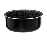 casserole 18 alu presse amovible, noir