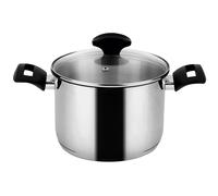 Casserole 18cm 3l, Induction Couvercle En Verre Acier Inox. À Toutes Cuisinières Argent Fagor Alaia