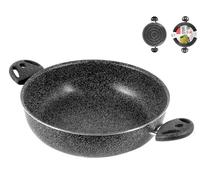 Casserole 2 Manches Antiadhérent 'Pierre' Cm26 Home Aluminium