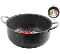 Casserole 2 Poignées Antiadhésive Family Stone 34 cm Argent Home