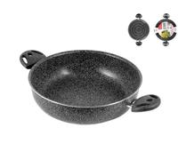 Casserole 2 Poignées Antiadhésive 'STONE' 20 Cm En Aluminium