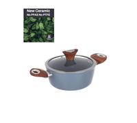 Casserole 20 cm avec couvercle bleu clair New Ceramic