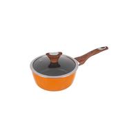 Casserole 20 cm orange Kolors 1 poignée avec couvercle