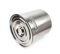 Casserole 35L, marmite à soupe, marmite à soupe en acier inoxydable avec couvercle, bouilloire à goulasch, cuisinière de camping, légumes, soupe au poulet, soupe et ragoût dans la cuisine de l'hôtel