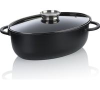 kela Cocotte ovale 8 litres ATURA, Dutch Oven, Cocotte en fonte avec couvercle Induction, fonte d'aluminium à revêtement céramique, sans PFAS