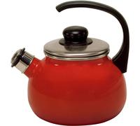 Casserole À Eau 2 L En Émail Rouge - Compatible Induction