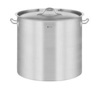 Royal Catering Casserole Induction Fond Rapporté Sandwich Triple (20 L, Ø 30 cm, Avec Couvercle, Inox Aluminium)