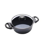 Casserole à induction antiadhésive Swiss Diamond HD Classic avec couvercle - 2,3 Qt (8")