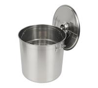 Casserole à induction de 50 l - Grande casserole - En acier inoxydable - Pour couscous - Pour spaghetti - Avec panier filtrant et couvercle
