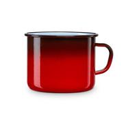 Casserole à Lait, Acier Émaillé 14cm, Bouilloire Émaillée 1,8L Induction Vintage Briebe Ignea Rouge 9