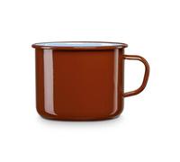 Casserole à Lait, Acier Émaillé 18cm, Bouilloire Émaillée 3L Induction, Vintage Briebe Terra Marron 12