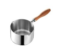 Casserole à lait chaud en acier inoxydable, grande taille, pour beurre, chocolat et sucre.