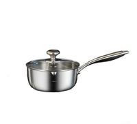 Casserole à lait efficace en acier inoxydable 316 avec couvercle en verre transparent pour surveiller les progrès de la cuisson sans effort (20)