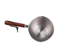 Casserole à lait en acier inoxydable pour cuisinière électrique à induction, gaz, petite casserole pour faire fondre le beurre, chauffer, sauces, café, passe au lave-vaisselle avec trou de suspension