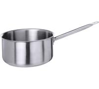 Casserole à manche, Série 2100, basse, acier inoxydable 18/10, 1-7 litres au choix : 24 cm Variante : 24 cm