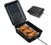 Casserole À Popcorn De Camping - Poêle Antiadhésive Repliable | Machine À Popcorn Avec Longue Poignée - pour camping, pique-nique, randonnée, cuisine, extérieur, barbecue,