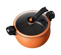 Casserole à pression antiadhésive de grande capacité avec couvercle transparent, boîte à pression en fer - Design résistant aux taches pour la cuisson à la vapeur, le riz, la cuisson, la maison