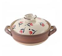 Casserole à riz japonaise en pierre avec couvercle - Cocotte en céramique - Batterie de cuisine saine - Soup Hot Pot