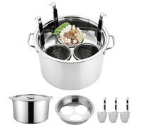 Casserole à spaghetti avec panier passoire - Accessoires de cuisine en acier inoxydable pour pâtes - Pour les familles occupées, la préparation des repas, les fêtes, les soupes, le camping et les