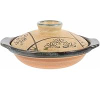 casserole à tajine, Marmite en argile for la cuisson céramique chaude avec couvercle antiadhésif Soupe Poulet braisé grésillant for R