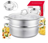 Casserole à vapeur plate Klausberg 3 pièces 24 cm KB-9072