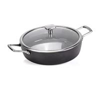 Casserole Alluflon Moneta 28 Cm 0015396106 ARMONIA FINEGRES Avec Couvercle Noir