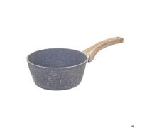 Secret de Gourmet – Casserole 18 cm en aluminium forgé aspect pierre Ligne Nature