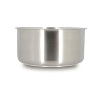 MENASTYL - Casserole inox 18/10 amovible 18 cm Iris Inox sans PFAS - Tous feux dont induction, four, réfrigérateur et lave-vaisselle - Empilables et résistantes - Poignée double sécurité