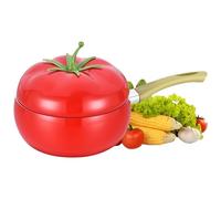 Casserole anti-adhésive pour légumes et fruits | Marmite à soupe avec couvercle, pour plaques à induction, cuisson de soupe au lait, spaghetti, friture, ébullition à feu doux et plans de travail de
