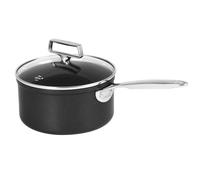 Casserole 20 cm fixe ultralu IND. revêtue Exceliss + couv. Verre castel pro