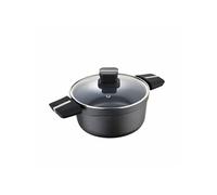 Casserole avec Couvercle San Ignacio Bistro SG6426 Aluminium Noir mat Ø 24 x 12 cm Noir G